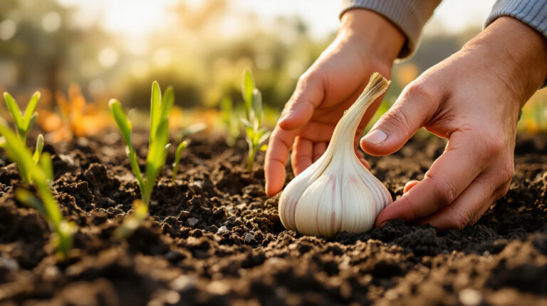 The best time to plant garlic for huge heads next spring
