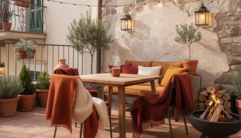 Make your outdoor space cozy for winter with these simple tricks